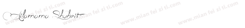 Ailamama Shuheiti字体转换